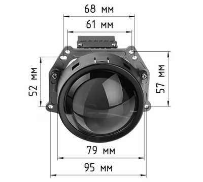Светодиодные билед линзы для Volvo FH12 (2002-2012) Aozoom Truck Trailer 24 вольта