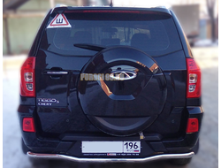 Пороги с площадкой Chery Tiggo