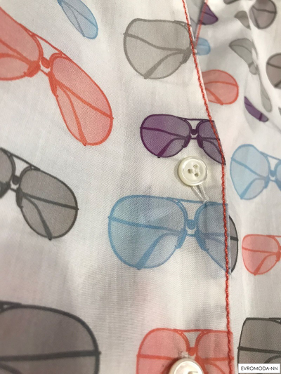 Блузка с принтом Питти-SV (р.40) (Акция)