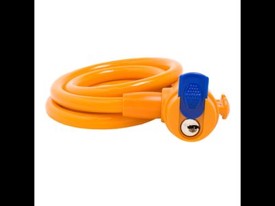 Замок с тросом ОРАНЖ 1000мм [8300]