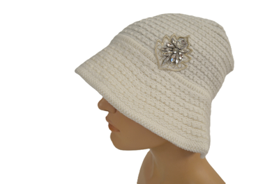 Шляпа со стразами для женщин 50 лет