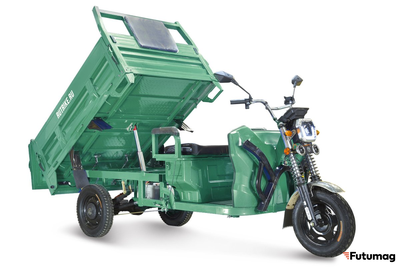 Грузовой электротрицикл Rutrike D5 1700 темно-зеленый
