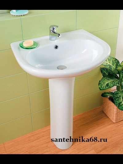 Раковина с пьедесталом Santek Сантек Анимо 60