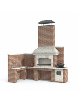 барбекю Барбекю кирпичное BBQ