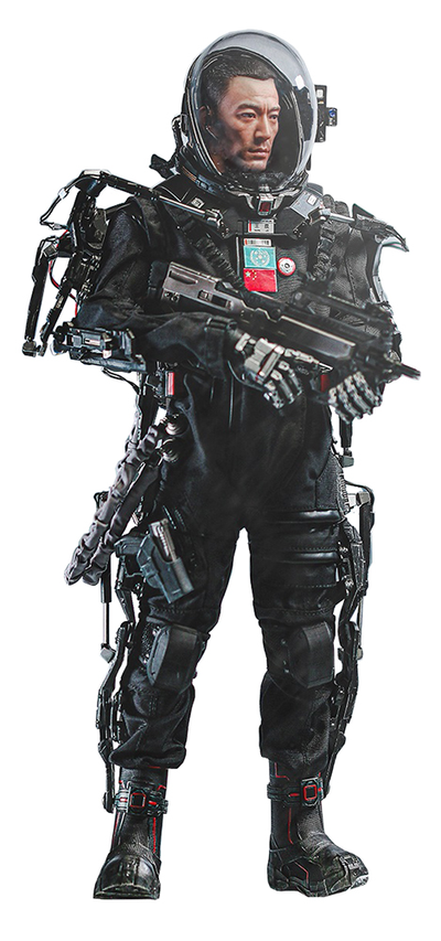 Боец в экзоскелете (капитан Ван Лэй, "Блуждающая Земля") - Коллекционная ФИГУРКА 1/6 scale CN171-11 rescue unit captain Wang Lei (DMS034) - DAMTOYS