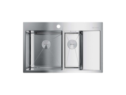 МОЙКА OMOIKIRI AKISAME 78-2 IN-L (4973062) НЕРЖАВЕЮЩАЯ СТАЛЬ