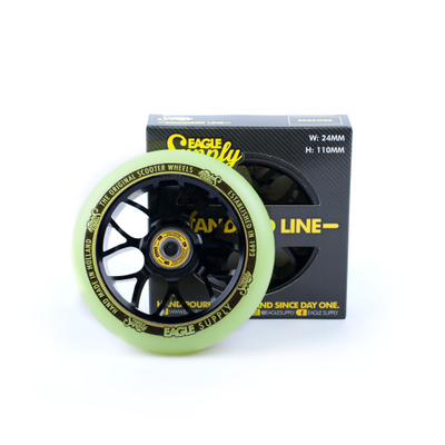 Колёса Eagle Supply 110x24 мм X6 Core Black / Green