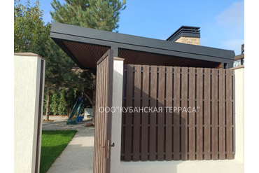 Забор и калитка ДПК