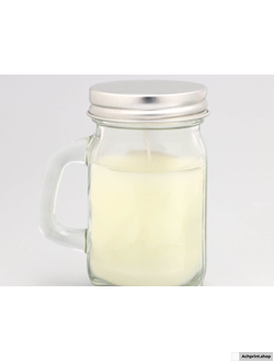 Свеча ароматическая в банке «Ваниль», 7.2×8.5 см, 190 г (индивидуальная гравировка на крышке)