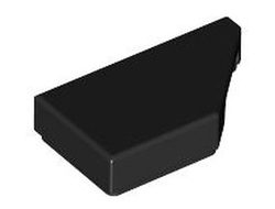 Tile, Modified 1 x 2 Wedge Right, Black (5092 6458188 6510139)