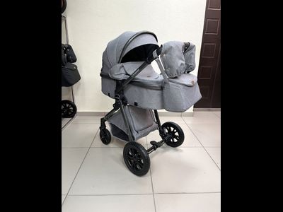 Детская коляска 3 в 1 Lovamama V9 Серый
