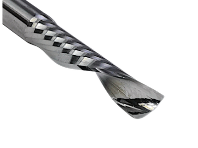 Фреза спиральная по пластику 3x12 s3x50 Z1 HM стружки вниз