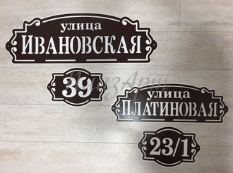 адресная табличка