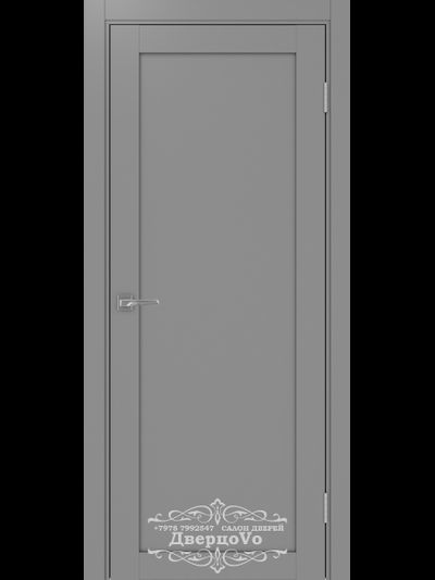 OPTIMA PORTE (ОПТИМА ПОРТЕ)/ TURIN (ТУРИН) 501.1,  СЕРЫЙ/ ПОЛОТНО ГЛУХОЕ