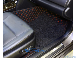 3D коврики в салон Toyota Camry из экокожи
