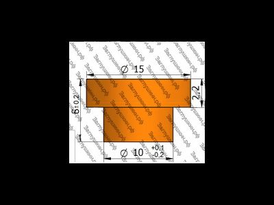 Заглушки на отверстие ø 10 (15/10 мм), берёза, плоская шляпка. Цена за упаковку 100 шт.