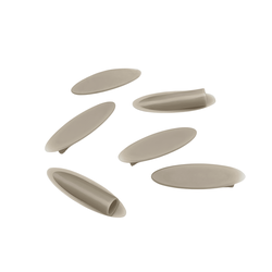 Заглушка под косой шуруп С1-09 хаки серый (100 шт)