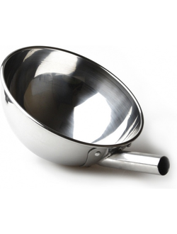 Черпак 2000 мл, d=20 см. без ручки, нержавеющая сталь
