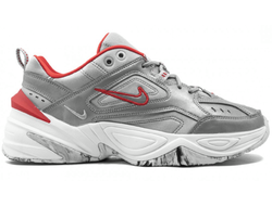 Nike M2K Tekno (серые с красным)
