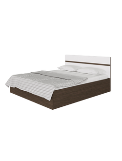 Кровать Ненси1.6 м , венге/белый