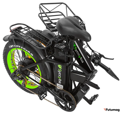 Электровелосипед SYCCYBA H1 (F10) DUAL 23AH зеленый