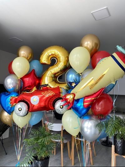 Сет "Ретро" (28 шариков + 1 цифра)