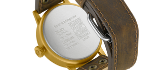 Часы мужские LACO ORIGINAL WESTERLAND BRONZE 45 MM HANDWINDING 862087 крышка