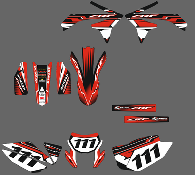 Наклейки на Forsage 450, Baltmotors 250, Geon Dakar, Stels Enduro, CRF, Asiawing LD450 LX450 NC250 #1299