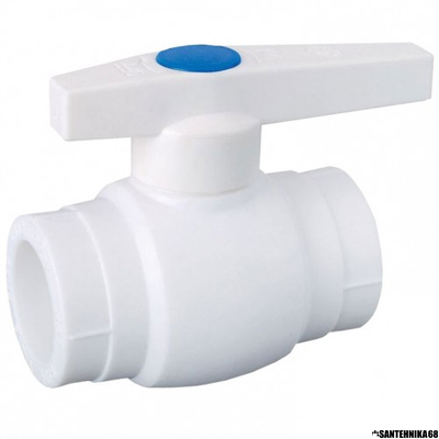 Кран PP-R шаровый полипропилен пп MeerPlast DIAL Valfex PLASTICA ALFA DN 20 25 32 40 50 63 75 90 110