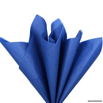 Бумага тишью 76х50 см 10 листов Тёмно-синий