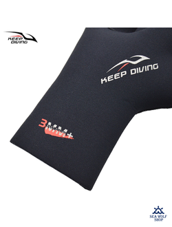 Перчатки неопреновые 3мм Keep Diving плюш р.XL