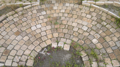 Брусчатка гранитная (Желтоватый оттенок)