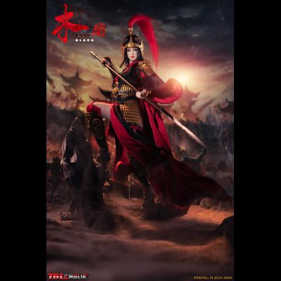 Китайская воительница Мулан (в черном) - КОЛЛЕКЦИОННАЯ ФИГУРКА 1/6 MULAN - Black (PL2023-204A) - TBLeague