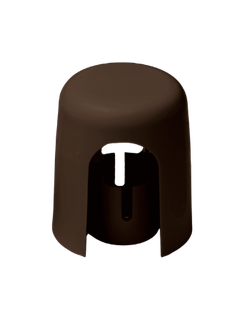 изолятор для декоративного провода км-02 коричневый