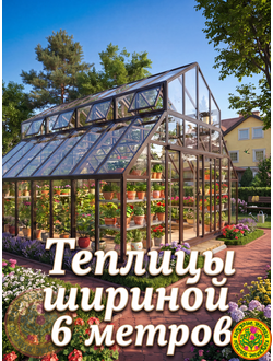 Теплицы шириной 6 метров