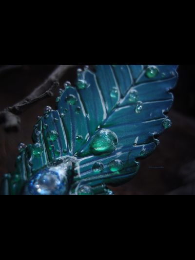 &quot;Наблюдающий лист&quot;, необычная брошь в стиле фэнтези