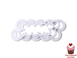 Вырубка Роза, 3 шт.