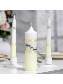 Свечи ручной работы на свадьбу