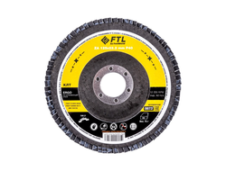 Круг лепестковый для шлифования по нержавеющей стали FTL Ergo цирконий 27 125 х 22,2 мм P40 Ferrline, 8673
