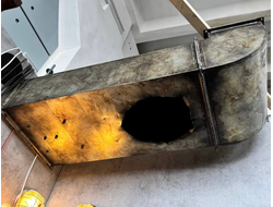 Ventilation with monster on a pneumatic