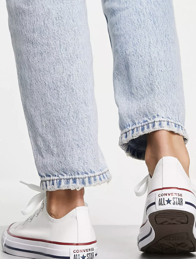 Converse all star ox white shop