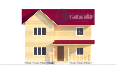 ДЖ-16 ГАБАРИТНЫЕ РАЗМЕРЫ: (7Х9М) 2 ЭТАЖА, ОБЩАЯ ПЛОЩАДЬ: 123,5М²