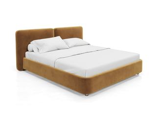 Кровать "Лема"  кирпичного цвета