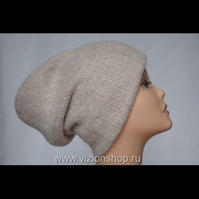 Розовая женская шапка бини Италия Vizio 6539
