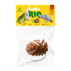 Rio Кедровая шишка лакомство-игрушка для птиц, 50 г