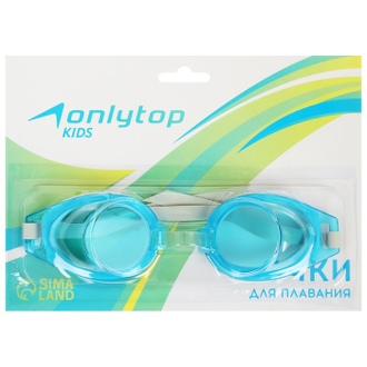 Очки для плавания детские ONLYTOP, цвета МИКС
