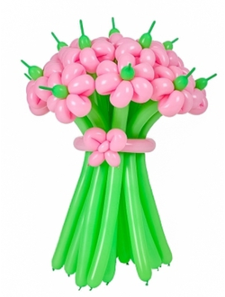 Букет "Розовые ромашки"