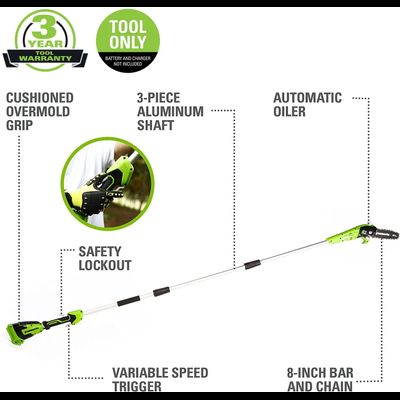 Высоторез Greenworks G24PS20