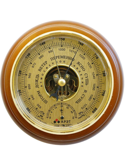 Барометр Утес БТКСН-14 шлифованное  золото