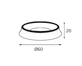 Кольцо декоративное ITALLINE IT02-008 ring